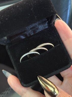 mother's day gift Diamond Stack Ring Set – Elegant, Modern Luxury